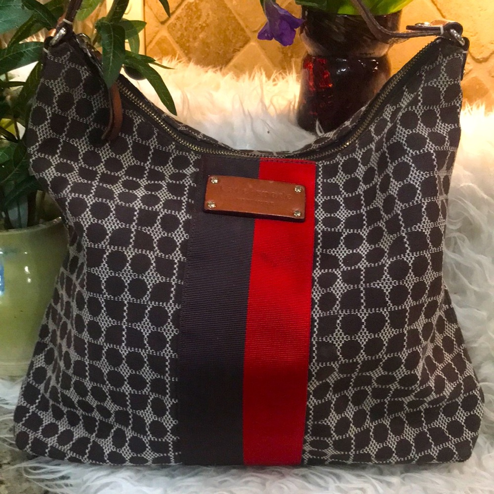 Kate Spade New York  Tote Bag, Brown wit strips🌹🌹🌹